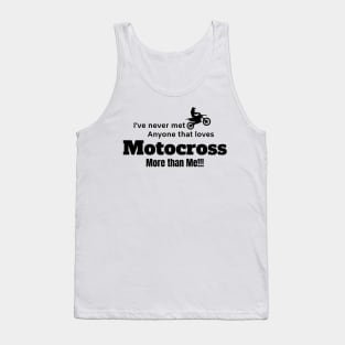 For the love of Motocross. Awesome Dirt bike/Motocross design. Tank Top